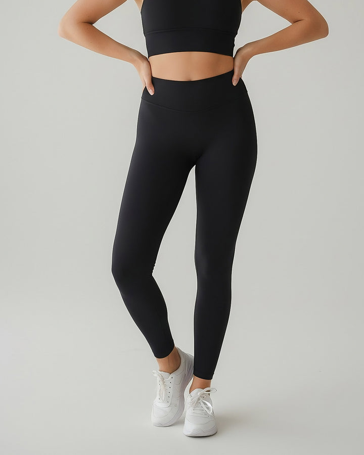 Soft Touch Casual helanke sa visokim strukom u crnoj boji